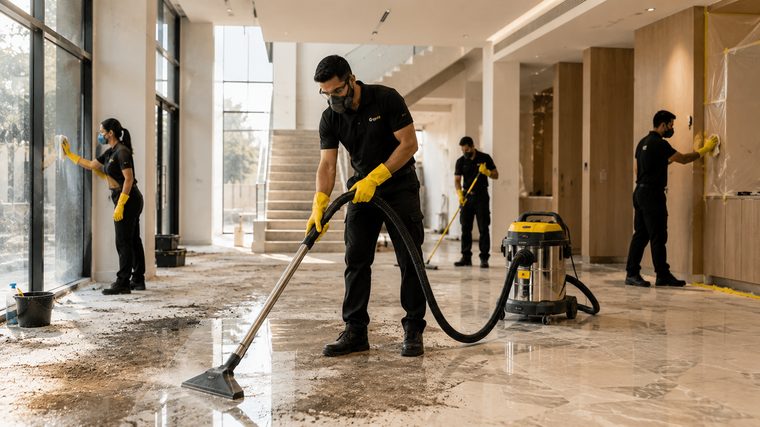 After builder cleaning by GP Pro Cleaning